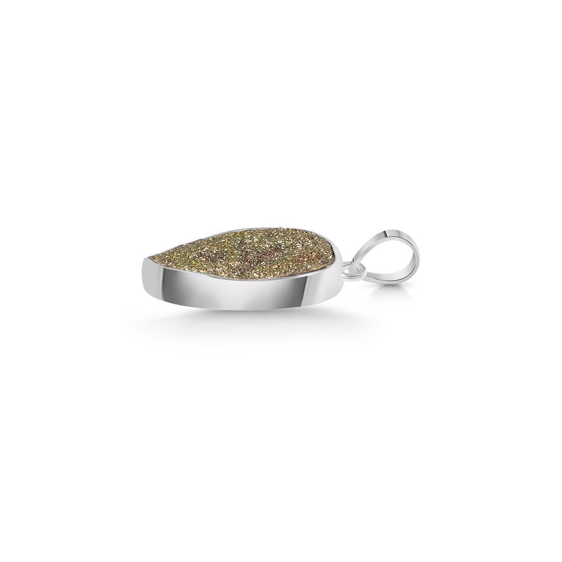 Spectropyrite Druzy Pendant-(SPD-P-18.)